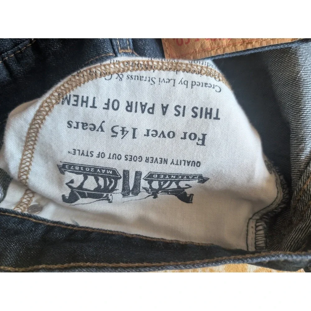 Levi's 527 Bootcut‎ Men's Jeans Dark Wash Size 36x30 Waterless Excellent Cond.